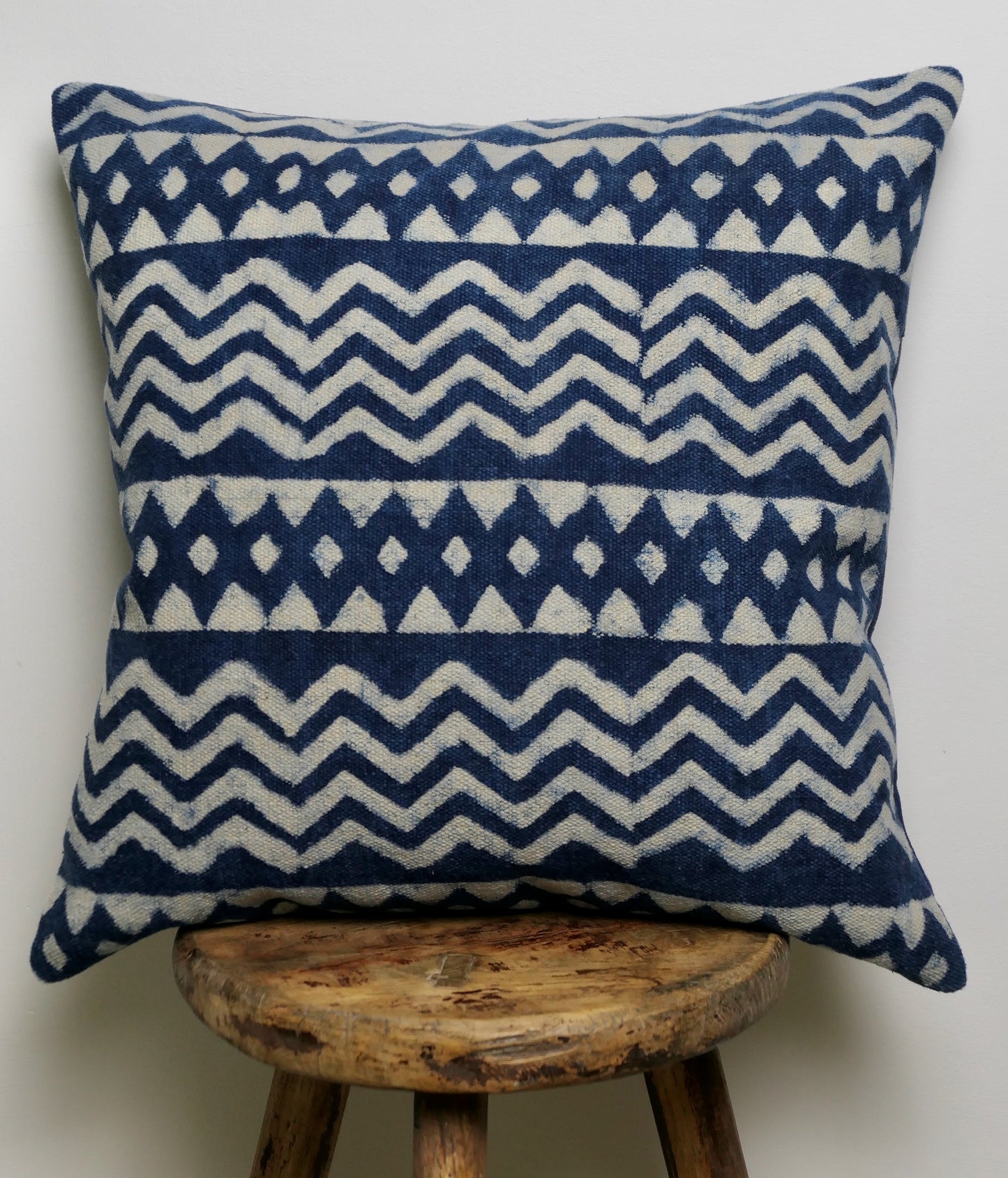 Indigo Mudcloth Cushion